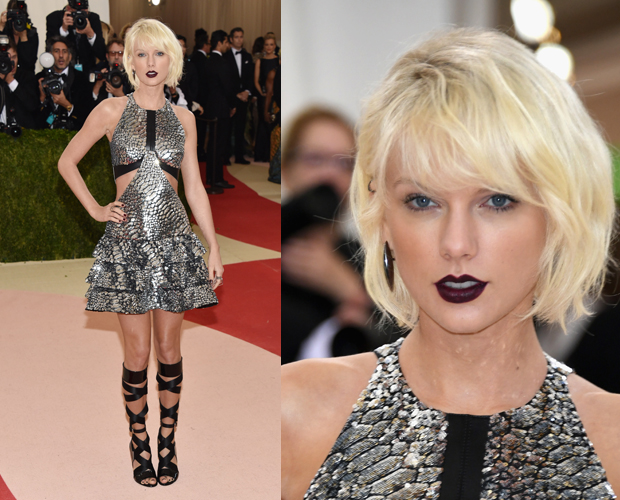 Taylor's outfit was a nod to futuristic chic. Photo / Getty